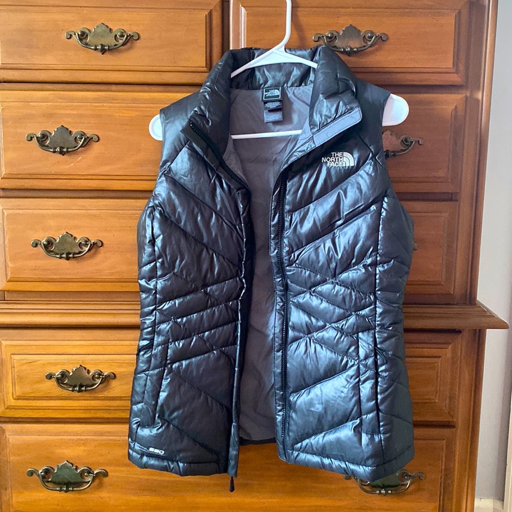 Black North Face Puffer Vest